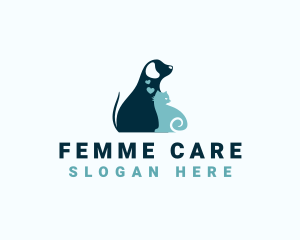 Dog Cat Care logo design