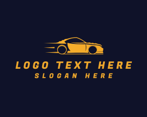 Sports Car - Fast Car Sports Racing logo design