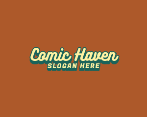 Rustic Comic Business logo design