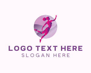 Dance - Athletic Sports Player logo design