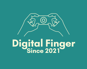Finger - Minimalist Handheld Camera logo design