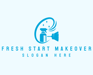Makeover - Home Disinfect Sanitation logo design