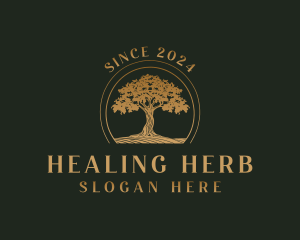 Tree Wellness Healing logo design