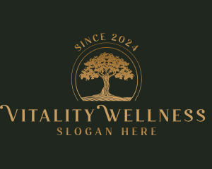 Tree Wellness Healing logo design