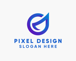 Graphics - 3D Digital Letter G Business logo design