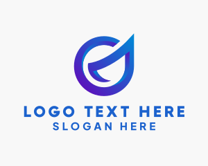 Financing - 3D Digital Letter G Business logo design