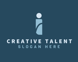 Talent - HR Management Letter I logo design