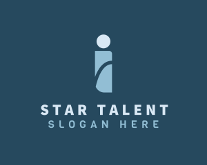 Talent - HR Management Letter I logo design