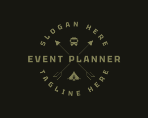 Camping - Camping Tent Travel logo design