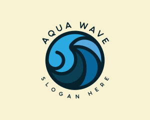 Ocean Tidal Wave logo design