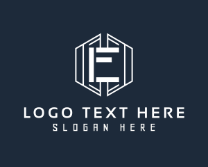 Hexagon Business Letter E Logo
