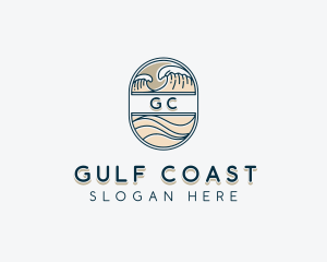 Sea Waves Resort logo design