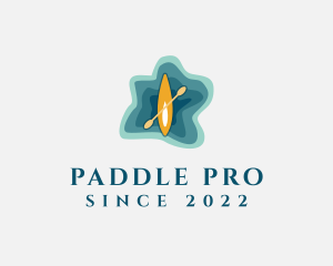 Paddle - Kayak Deep Sea logo design