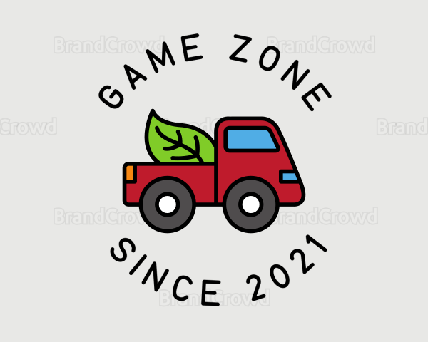 Garden Farm Pickup Truck Logo