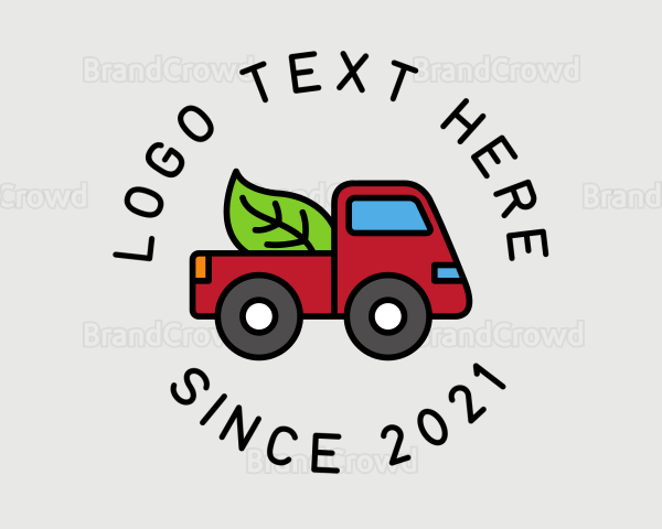 Garden Farm Pickup Truck Logo