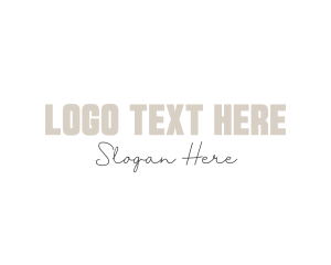 Hobbyist - Simple Signature Wordmark logo design
