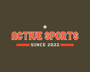 Retro Varsity Sports logo design