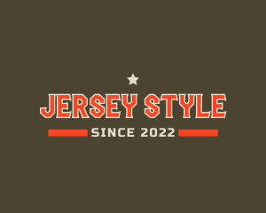 Jersey - Retro Varsity Sports logo design