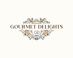 Gourmet Chicken Cooking logo design