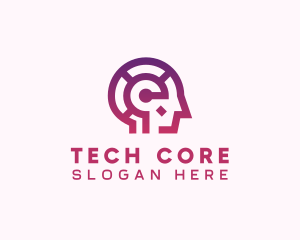 Tech Human Robotics logo design