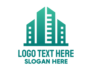 Concrete - Green City Building logo design