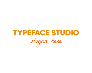 Font - Orange Modern Wordmark logo design