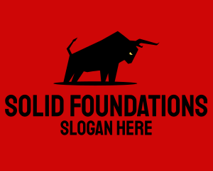 Buffalo - Ox Bull Grill logo design