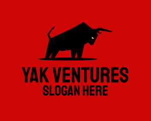 Yak - Ox Bull Grill logo design