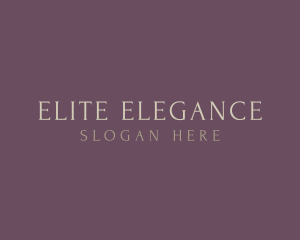 High Class - Elegant Fashion Business logo design