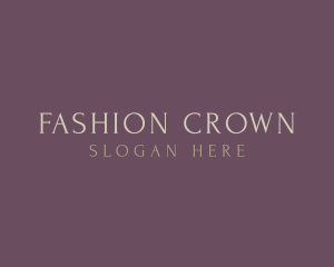 Elegant Fashion Business logo design