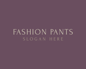 Elegant Fashion Business logo design