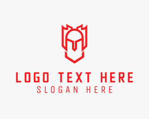 Titan - Medieval Knight Helmet logo design