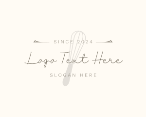 Classy - Elegant Whisk Bakery logo design