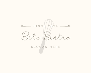 Elegant Whisk Bakery logo design