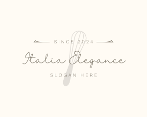 Elegant Whisk Bakery logo design