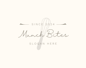 Elegant Whisk Bakery logo design