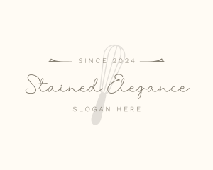 Elegant Whisk Bakery logo design