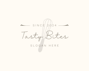 Elegant Whisk Bakery logo design