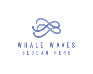 Infinity Loop Wave logo design