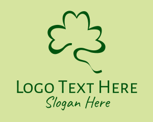 Shamrock - Lucky Shamrock Scribble logo design