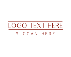 Thin Minimalist Wordmark logo design