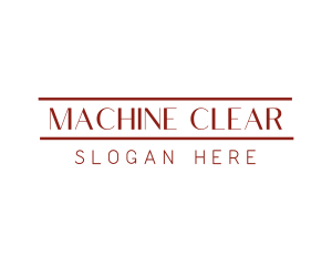 Clean - Thin Minimalist Wordmark logo design