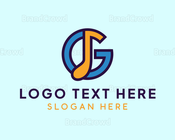 Music Letter G Logo