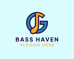 Bass - Music Letter G logo design
