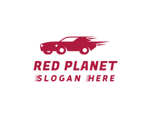 Red Fast Car logo design