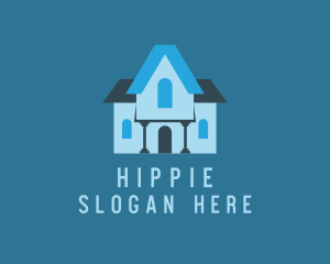 Storehouse - Blue Roof House logo design