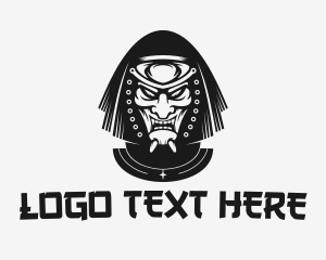Twitch - Japanese Samurai Gaming Avatar logo design
