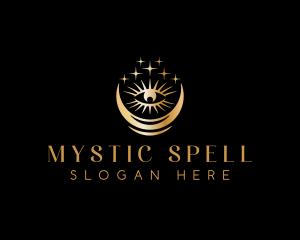Spell - Mystical Astrology Eye logo design