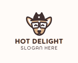 Cowboy Pet Dog logo design