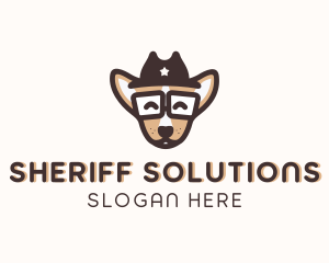 Sheriff - Cowboy Pet Dog logo design